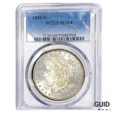 1881-S Morgan Silver Dollar PCGS MS64
