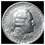 1927 Silver Vermont Half Dollar UNCIRCULATED