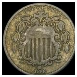 1868 Shield Nickel NICELY CIRCULATED