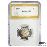 1884 Liberty Victory Nickel PGA PR65