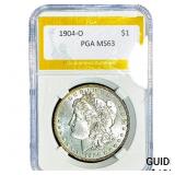 1904-O Morgan Silver Dollar PGA MS63