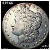 1889-CC Morgan Silver Dollar ABOUT UNCIRCULATED