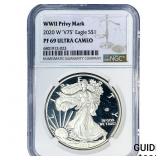 2020-W Silver Eagle NGC PF69 Ultra Cameo