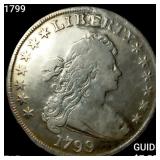 1799 Draped Bust Dollar NICELY CIRCULATED
