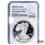 2020-W Silver Eagle NGC PF69 Ultra Cameo