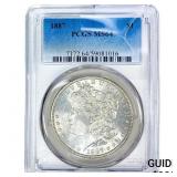1887 Morgan Silver Dollar PCGS MS64