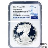 2022-W Silver Eagle NGC PF70 Ultra Cameo