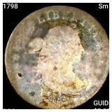 1798 Sm 8 Draped Bust Dime NICELY CIRCULATED