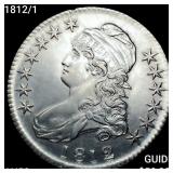 1812/1 Capped Bust Half Dollar CLOSELY UNC