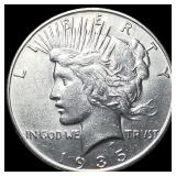 1935-S Silver Peace Dollar UNCIRCULATED