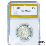 1930 Standing Liberty Quarter PGA MS66+