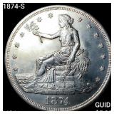 1874-S Silver Trade Dollar