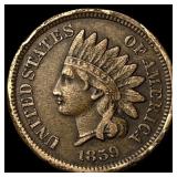 1859 Indian Head Cent NEARLY UNCIRCULATED