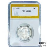 1920 Standing Liberty Quarter PGA MS65