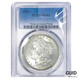1886 Morgan Silver Dollar PCGS MS62