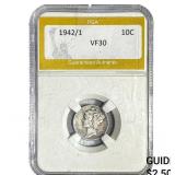 1942/1 Mercury Silver Dime PGA VF30