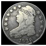 1826 Capped Bust Half Dollar LIGHTLY  CIRCULATED