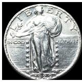 1929 Standing Liberty Silver Quarter CLOSELY  UNC