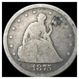 1875-S Silver Twenty Cent Piece NICELY  CIRCULATE