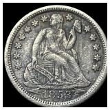 1853-O Silver Seated Liberty Dime LIGHTLY  CIRCUL