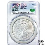 1997 Silver Eagle CAC MS69