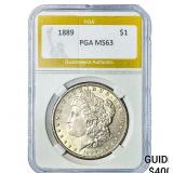 1889 Morgan Silver Dollar PGA MS63