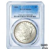 1886 Morgan Silver Dollar PCGS MS64