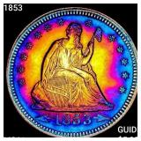 1853 Seated Liberty Quarter UNCIRCULATED