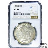 1904-O Morgan Silver Dollar NGC MS62