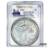 2016 Silver Eagle PCGS MS70