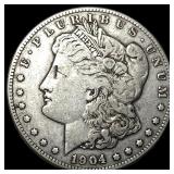 1904-S Silver Morgan Dollar LIGHTLY CIRCULATED