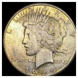 1925-S Silver Peace Dollar CLOSELY UNCIRCULATED