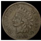 1864 L Indian Head Cent NEARLY UNCIRCULATED
