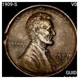 1909-S VDB Wheat Cent HIGH GRADE
