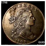 1798 Draped Bust Large Cent CLOSELY UNCIRCULATED