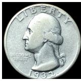 1932-D Silver Washington Quarter LIGHTLY CIRCULATE