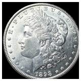 1892-S Silver Morgan Dollar CHOICE BU