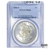 1880-S Morgan Silver Dollar PCGS MS66