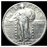 1927-D Standing Liberty Quarter CLOSELY  UNCIRCUL