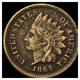 1863 Indian Head Cent HIGH GRADE