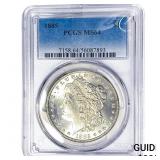 1885 Morgan Silver Dollar PCGS MS64