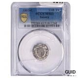 1803-C Saxony Silver 1/48th Thaler PCGS MS63