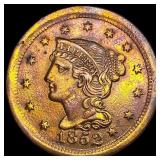 1852 Braided Hair Large Cent HIGH GRADE