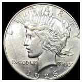 1926-S Silver Peace Dollar CLOSELY UNCIRCULATED