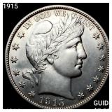 1915 Barber Half Dollar CHOICE BU
