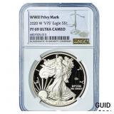 2020-W Silver Eagle NGC PF69 Ultra Cameo