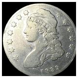 1835 Capped Bust Half Dollar LIGHTLY CIRCULATED