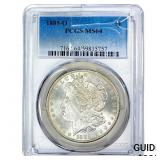 1885-O Morgan Silver Dollar PCGS MS64