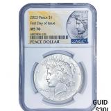 2023 Silver Peace Dollar NGC MS70