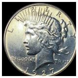 1927 Peace Silver Dollar CLOSELY UNCIRCULATED